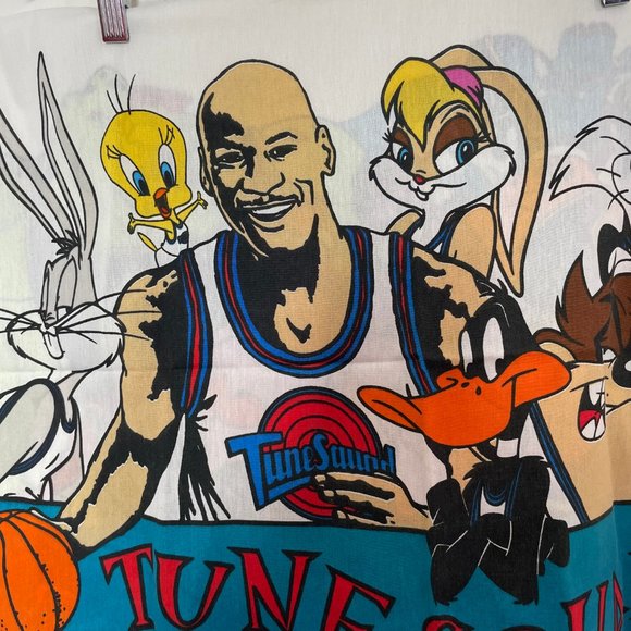 SPACE JAM Tune Squad Monstars Vintage Pillowcase TM Warner Bros 1996 original Ma - Picture 4 of 10